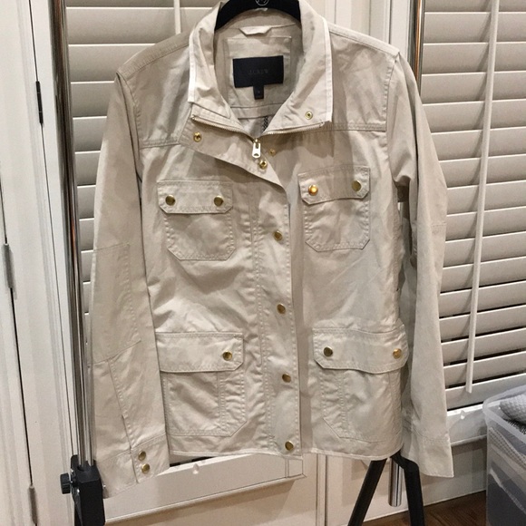 J. Crew Jackets & Blazers - Jcrew Khaki Field Jacket Size Medium